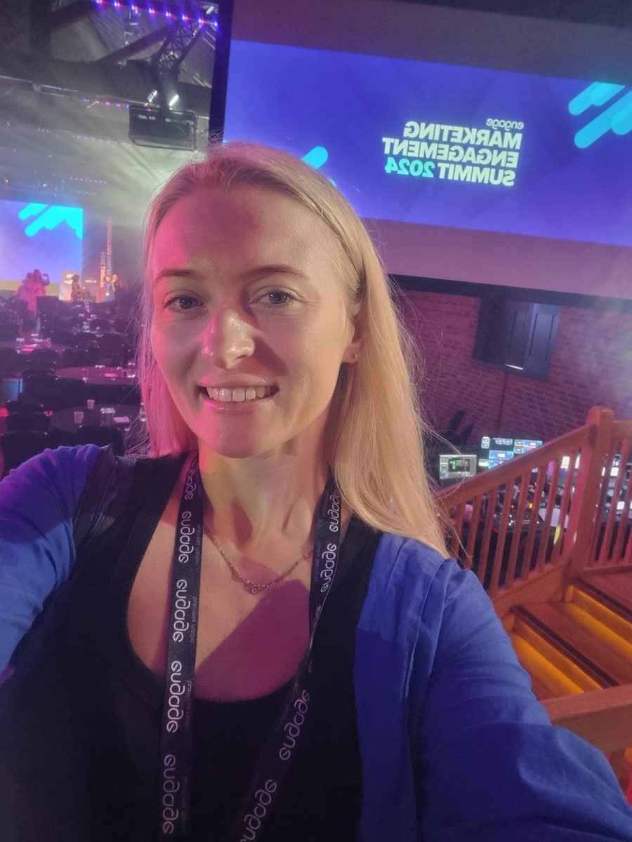 Account Manager Amy Shaw attends the B2B Marketing Engagement Summit.