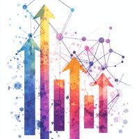 Chart showing growth in social media and email marketing performance