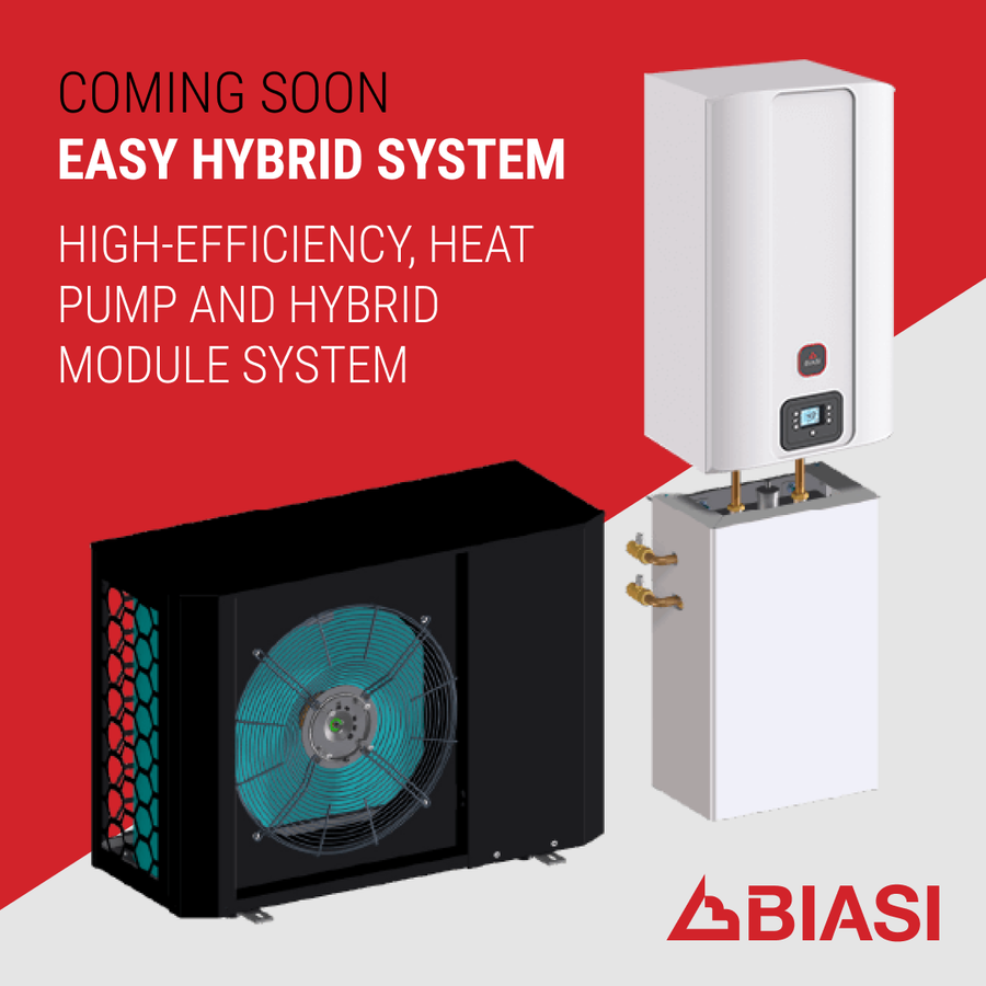 The newly launched hybrid boiler by Biasi